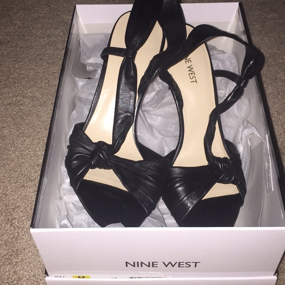 Worn one time, Nine West heels size 9